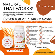 Load image into Gallery viewer, Tiara Natural Deodorant
